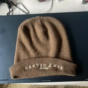 Travis Scott Russian beanie,cactus Jack records (KAKTYC AMEK)